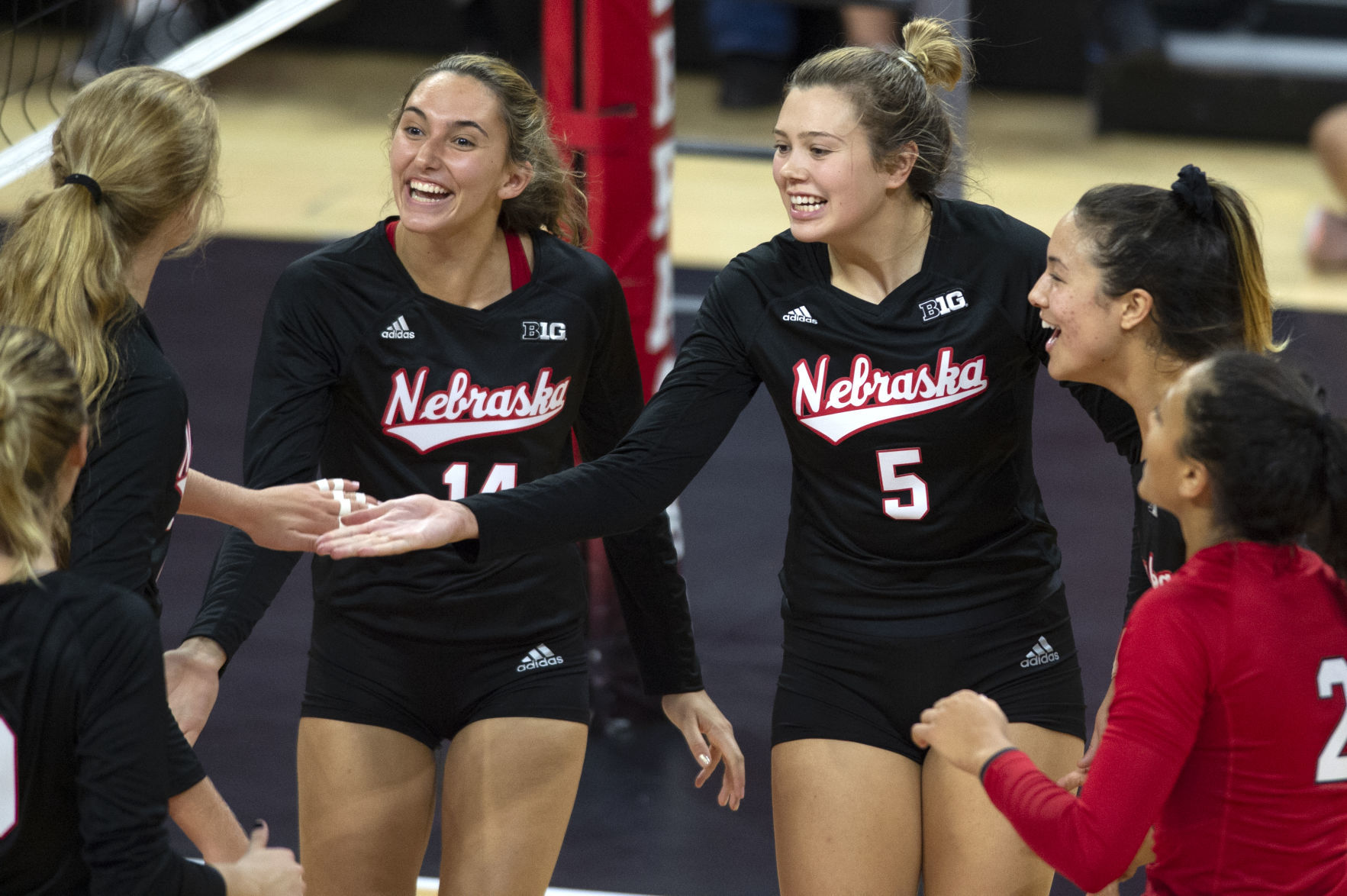 Nebraska volleyball vs. High Point, 9.13